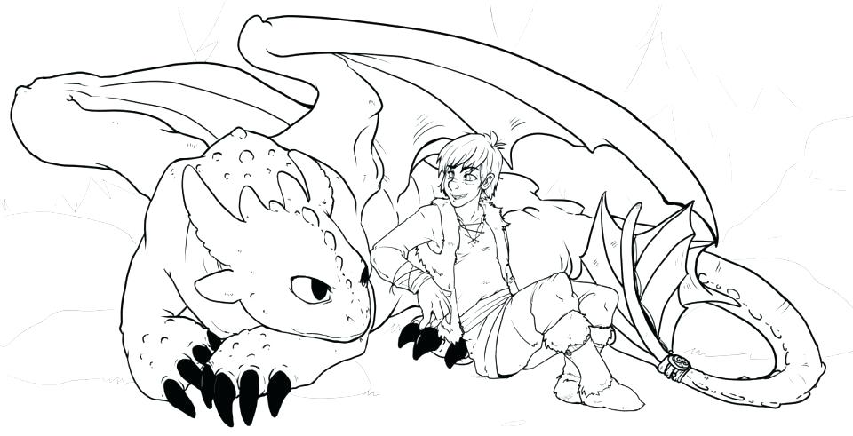 960x491 Night Fury Coloring Pages Night Fury Coloring Page How To Train