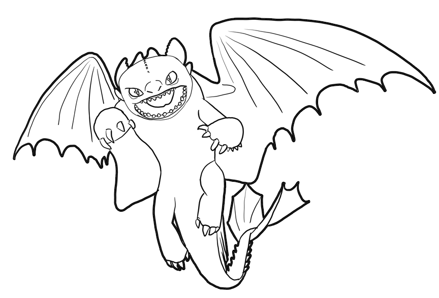 864x587 How To Train Your Dragon Coloring Pages