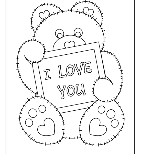 551x600 Coloring Pages For You I Miss You Coloring Pages Coloring Free