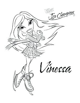 309x400 Free Bratz Coloring Pages Coloring Pages Ice Skating Coloring