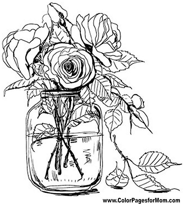 640x712 Color Pages Flowers 25 Unique Flower Coloring Pages Ideas