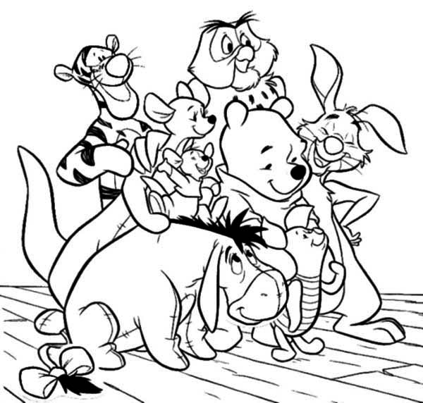 Pooh Bear And Friends Coloring Pages Info I On Winnie The P 600x572 Pooh Bear And Friends Coloring Pages Info I On Winnie The P