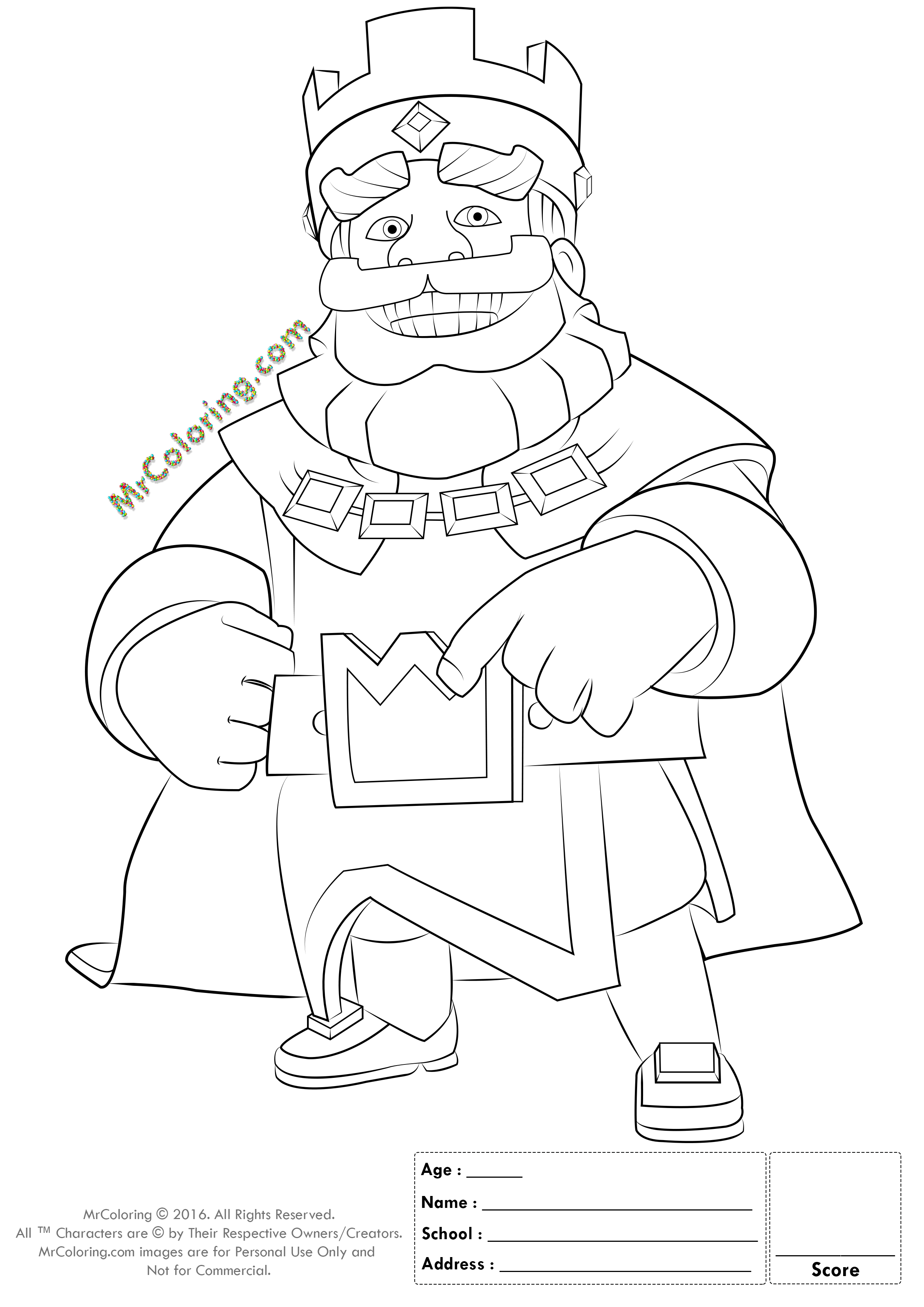 Clash Royale Coloring Pages 2480x3508 Clash Royale Coloring Pages