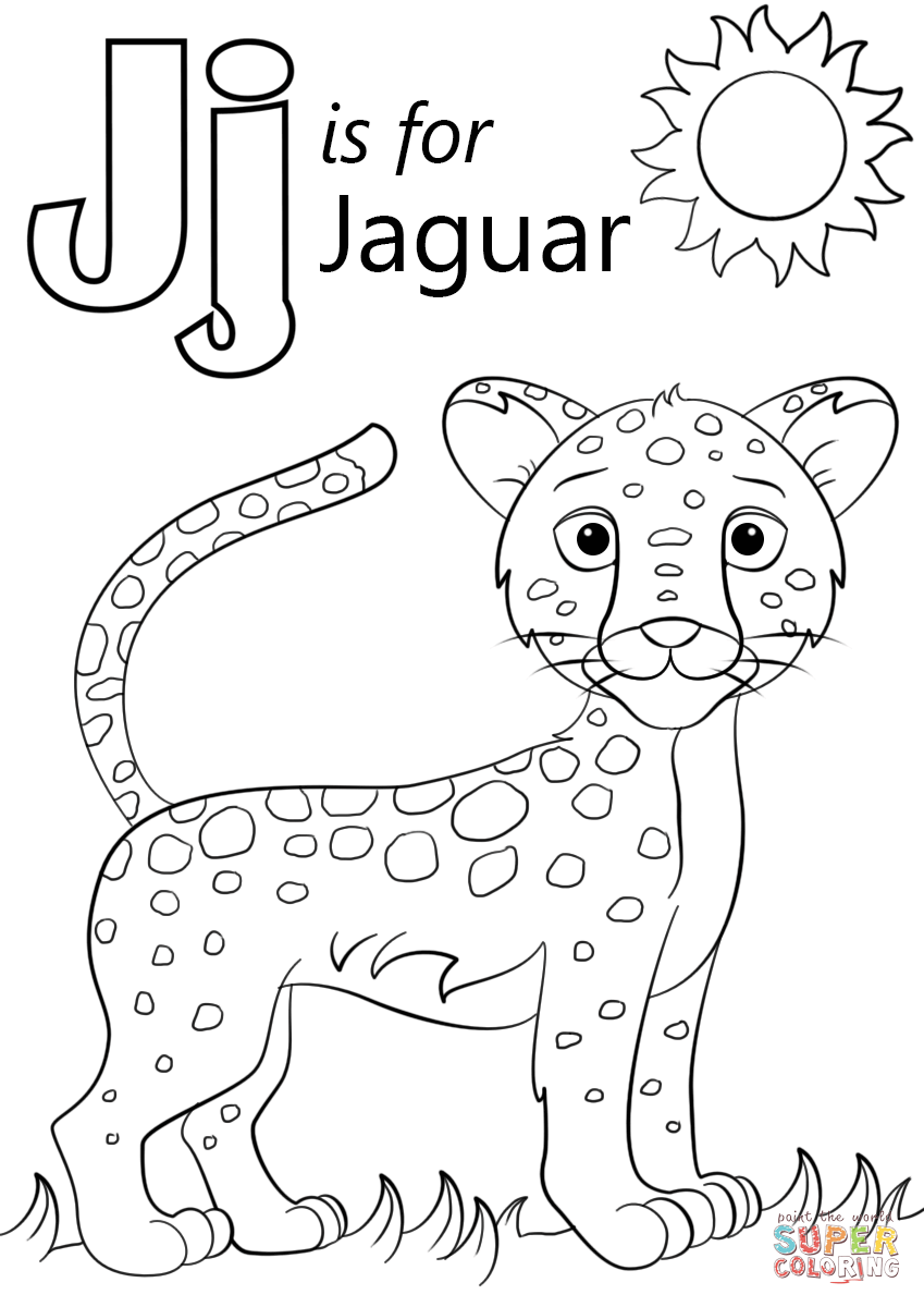 Genuine Color With Letter J Is For Jaguar Colo 849x1200 Genuine Color With Letter J Is For Jaguar Colo