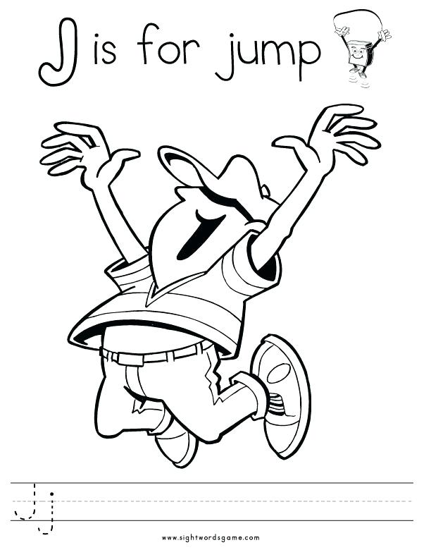 J Coloring Page 612x790 J Coloring Page