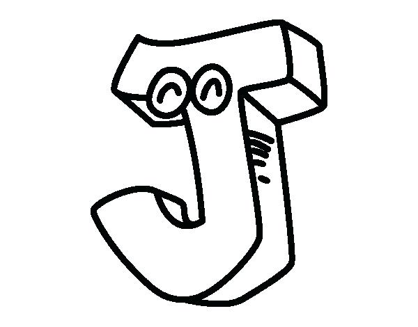 Letter J Coloring Page Also Letter J Coloring Page Letter Coloring 600x470 Letter J Coloring Page Also Letter J Coloring Page Letter Coloring