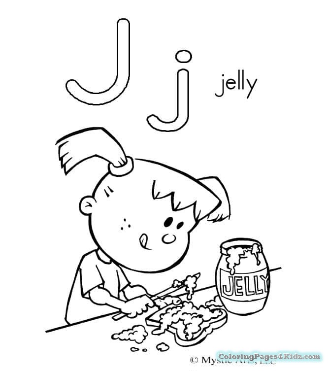 Letter J Coloring Pages Coloring Pages For Kids 670x753 Letter J Coloring Pages Coloring Pages For Kids