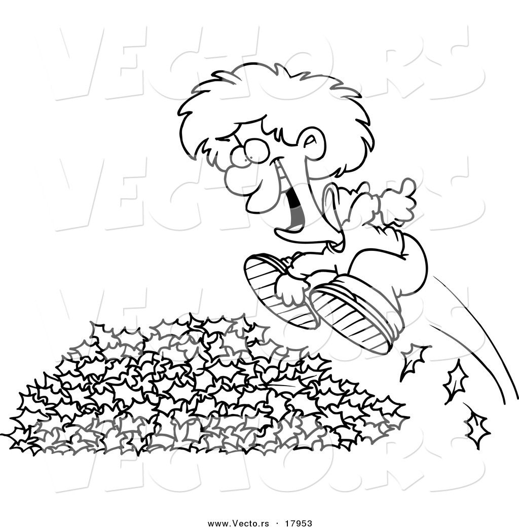 Jumping In Fall Leaves Coloring Pages Coloring Page For Kids 1024x1044 Jumping In Fall Leaves Coloring Pages Coloring Page For Kids