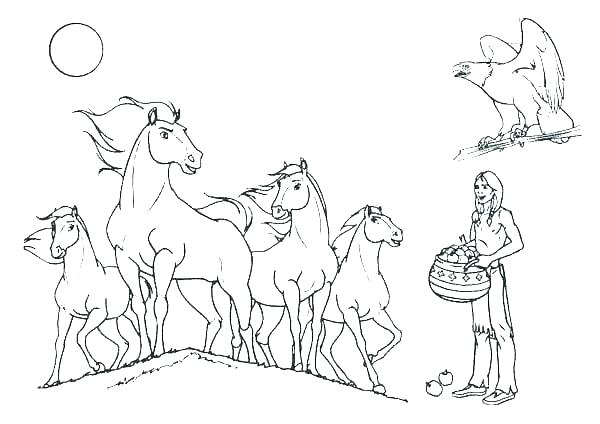 Horse Jumping Coloring Pages Grandmaman.site 600x424 Horse Jumping Coloring Pages Grandmaman.site
