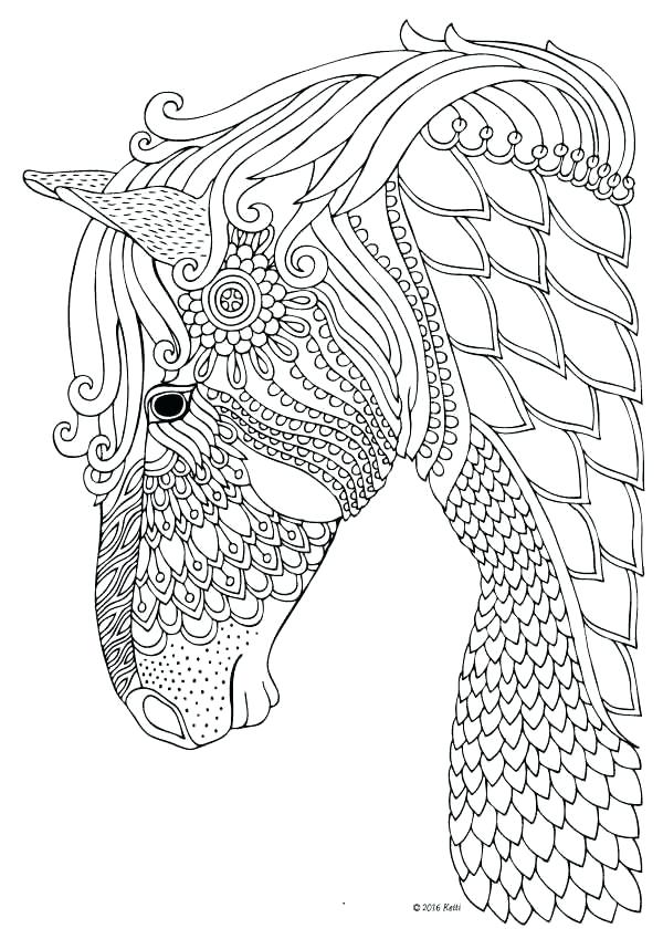 Coloring Pages Horses Detailed Adult Coloring Pages Horses 600x849 Coloring Pages Horses Detailed Adult Coloring Pages Horses