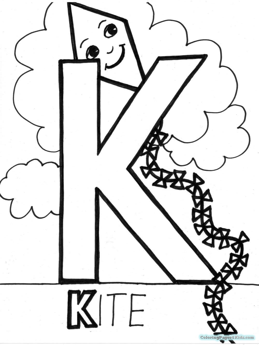 1000x1329 New Letter K Coloring Pages Collection Printable Coloring Sheet