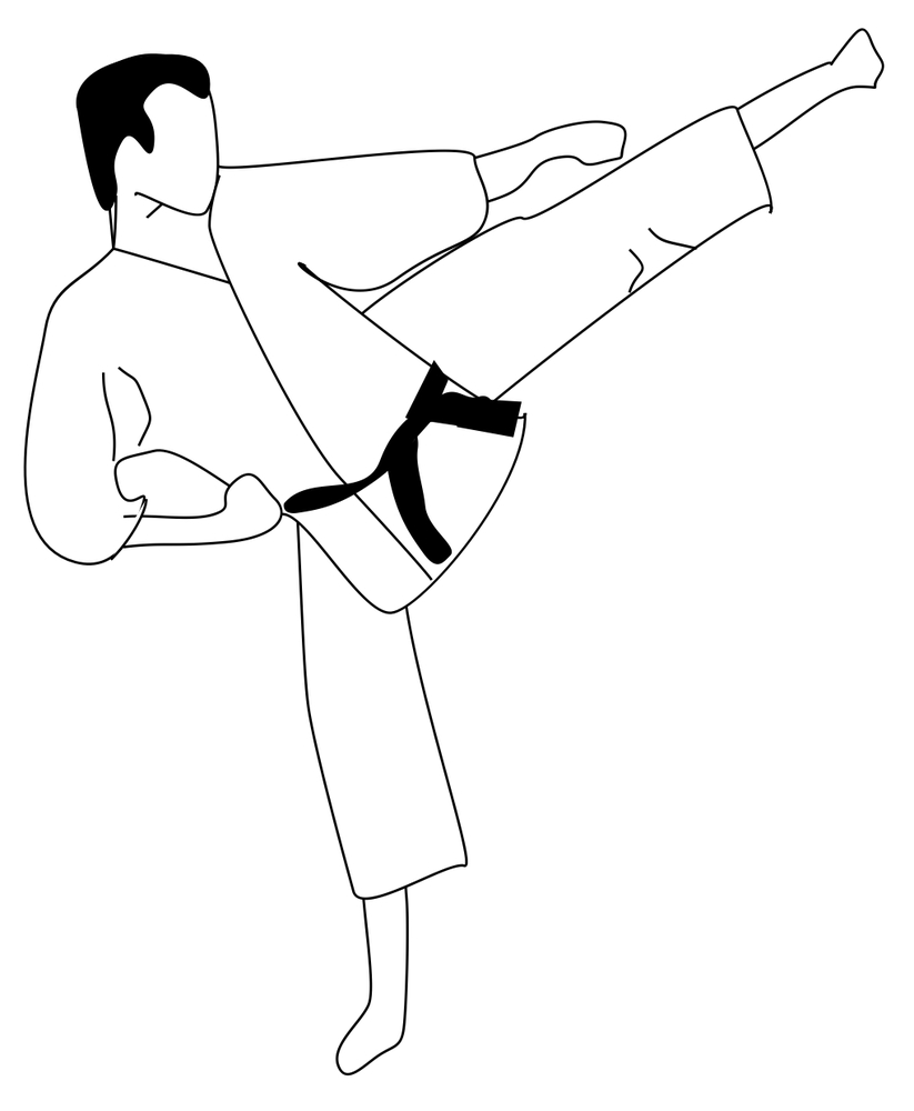 823x1000 Karate Coloring Page 2011 11 17 Coloring Page