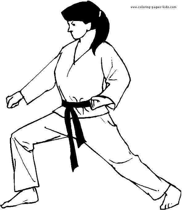 590x680 Karate Coloring Pages Best Of Boxing Judo Karate Color Page
