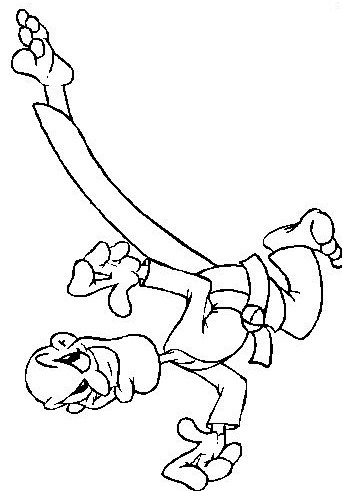 342x491 Kids N 10 Coloring Pages Of Karate