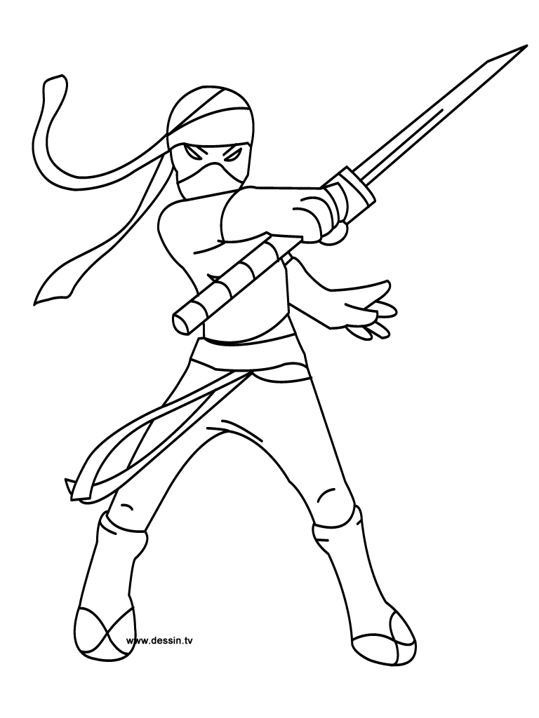 768x1024 Now Free Printable Karate Coloring Pages Ninja