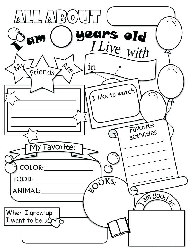All About Me Coloring Pages Worksheets 736x981 All About Me Coloring Pages Worksheets