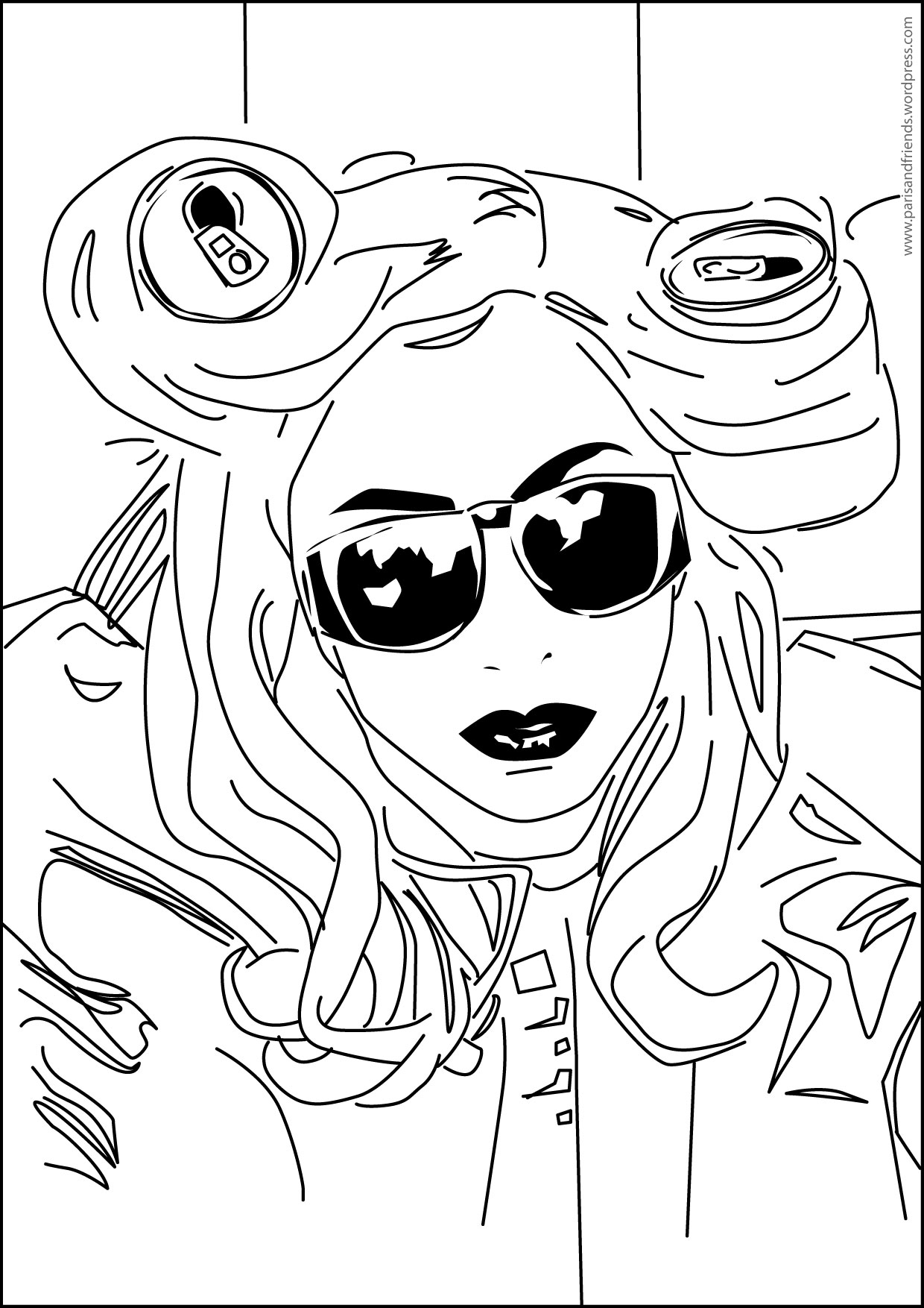 1240x1754 Lady Gaga Coloring Pages Coloring Page For Real Kids Lady Gaga