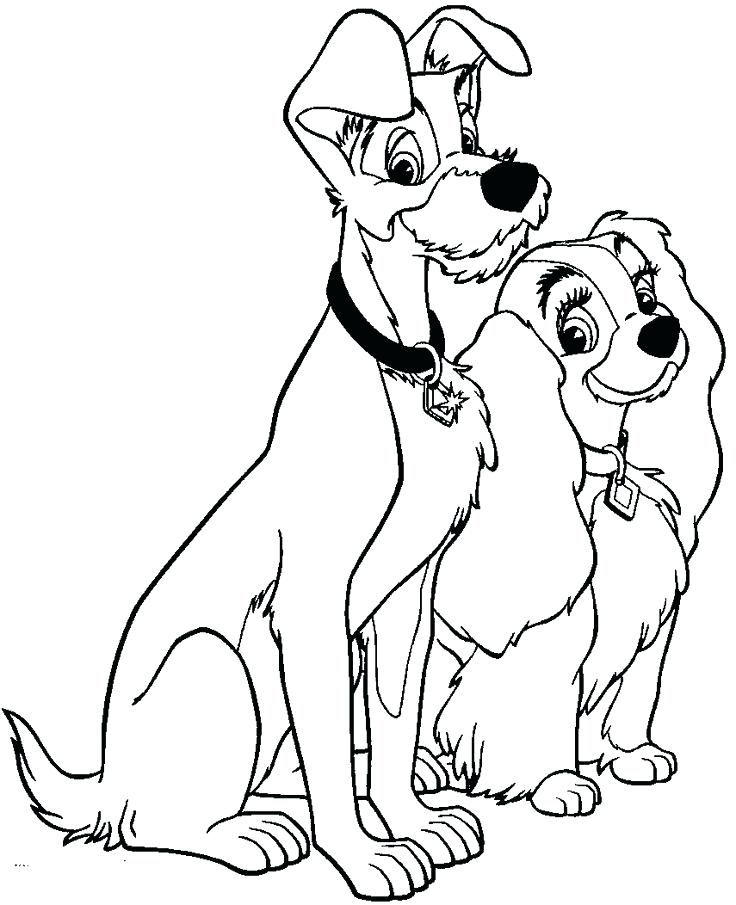 736x905 Unique Disney Characters Coloring Pages Or Lady The Tramp Coloring