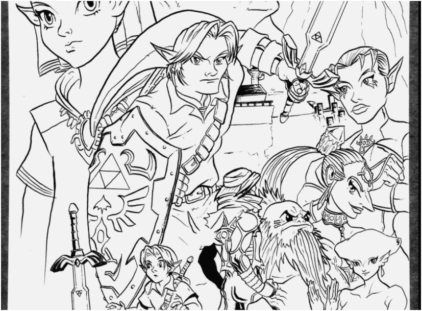 The Best Shoot Legend Of Zelda Coloring Pages Sweet 827x609 The Best Shoot Legend Of Zelda Coloring Pages Sweet