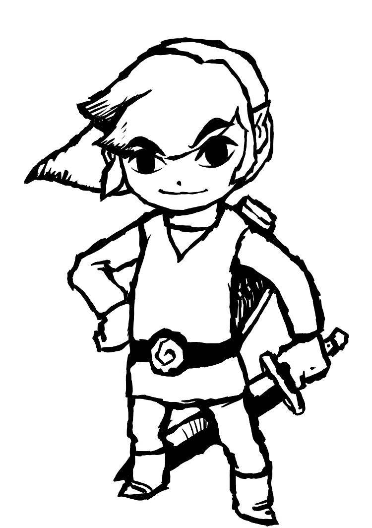 Zelda Coloring Pages Lineart Zelda Amp Link Craft 750x1064 Zelda Coloring Pages Lineart Zelda Amp Link Craft