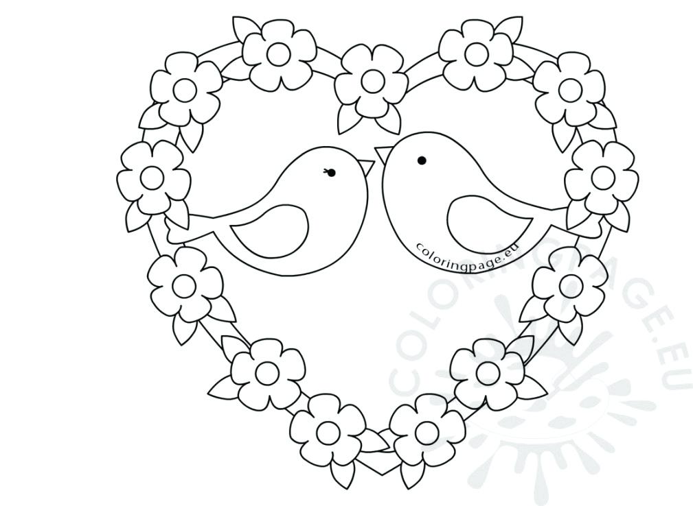1009x738 Love Bird Coloring Pages Birds Colouring Pages Bird 2 Coloring