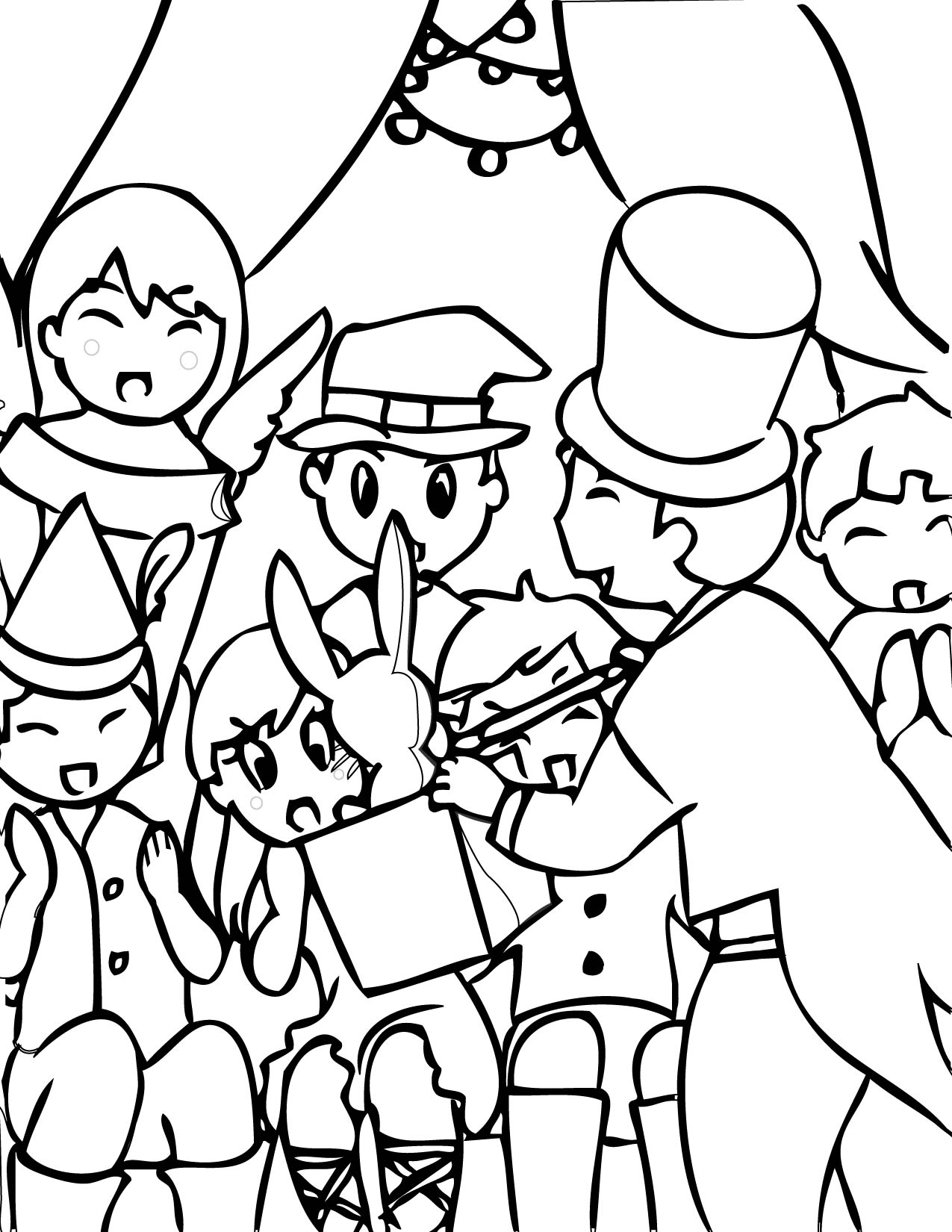 1275x1650 Magic Coloring Page