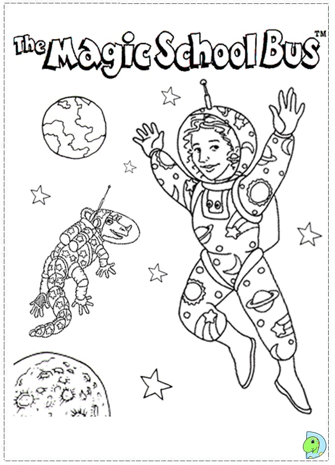 691x960 Magic School Bus Coloring Pages