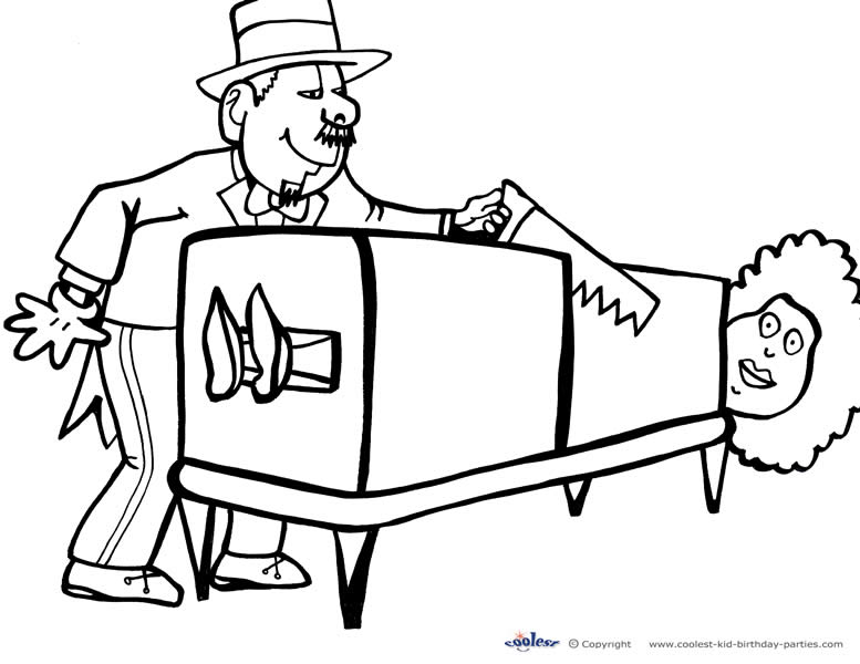 777x600 Printable Magic Coloring Page 4