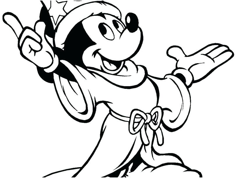 827x609 Mickey Mouse Images For Coloring Mickey Mouse Coloring Book Image
