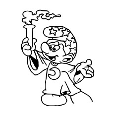 230x230 Smurf Coloring Pages