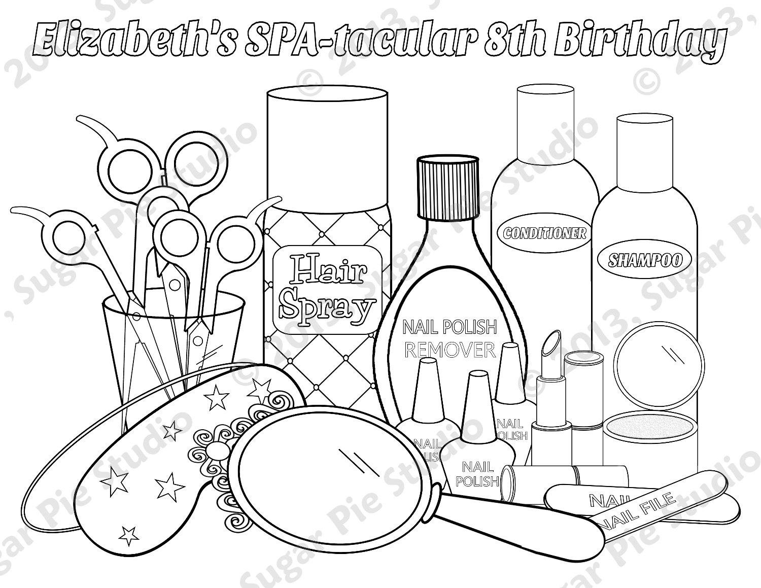 1500x1159 Makeup Coloring Pages