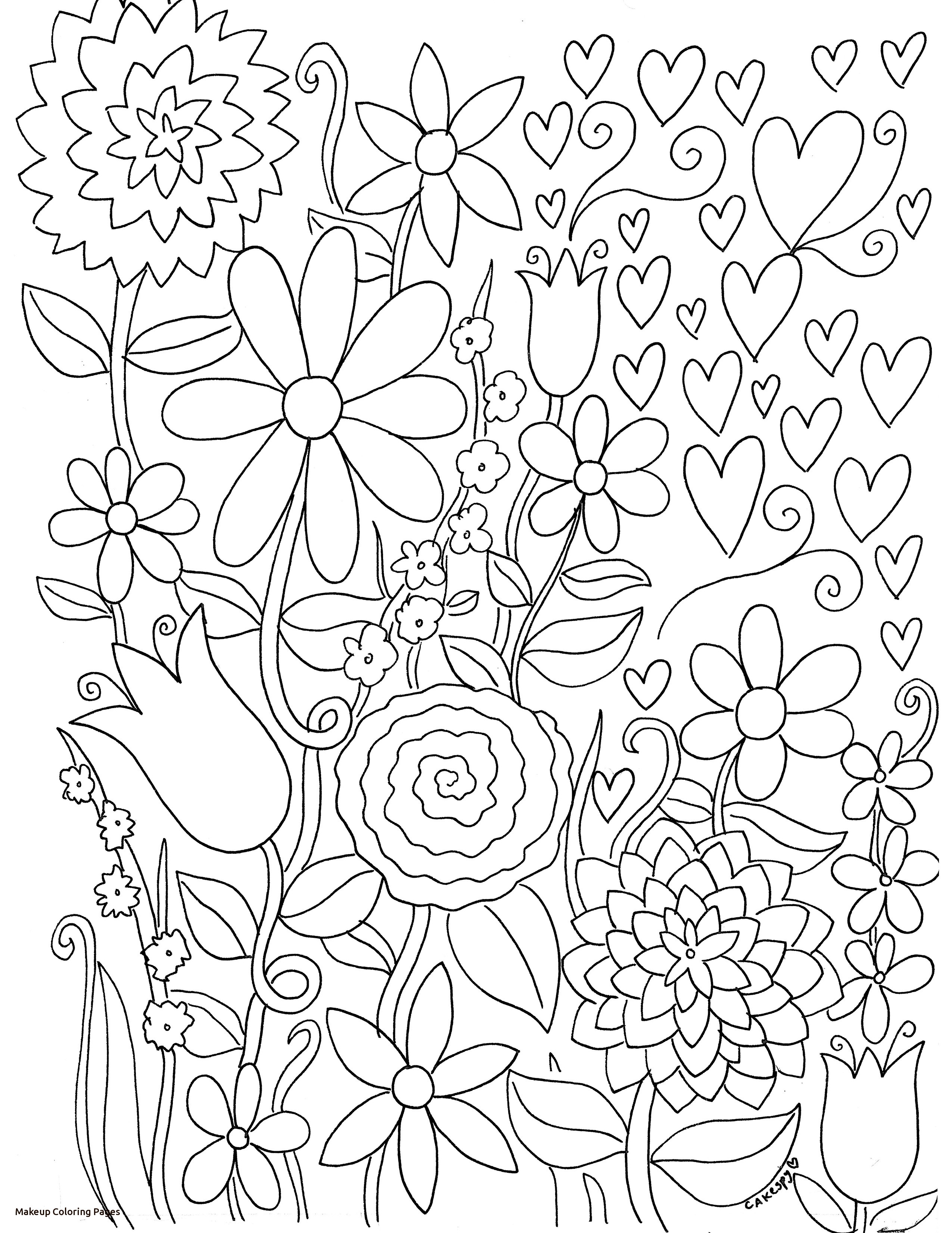 2550x3300 Makeup Coloring Pages Cosmetics Coloring Page Within Make In
