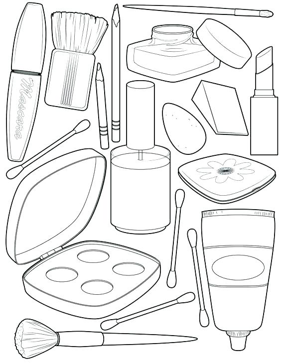 564x729 Makeup Coloring Pages Dress Up Coloring Pages Makeup Coloring