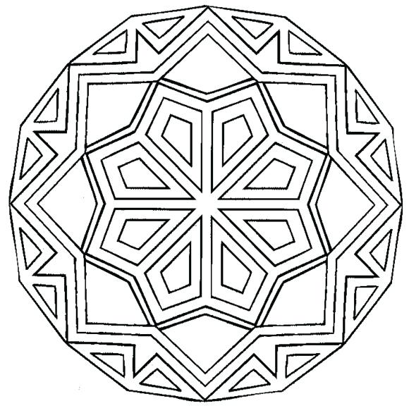580x586 Coloring Simple Mandala Coloring Pages Sheets. Simple Mandala