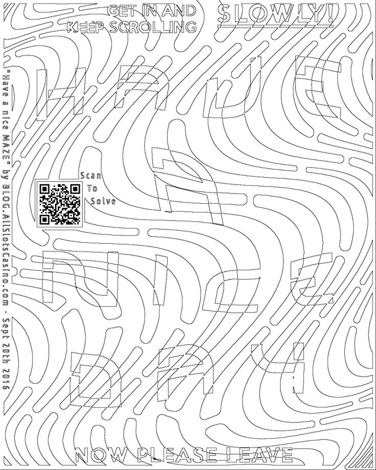Coloring Pages Maze