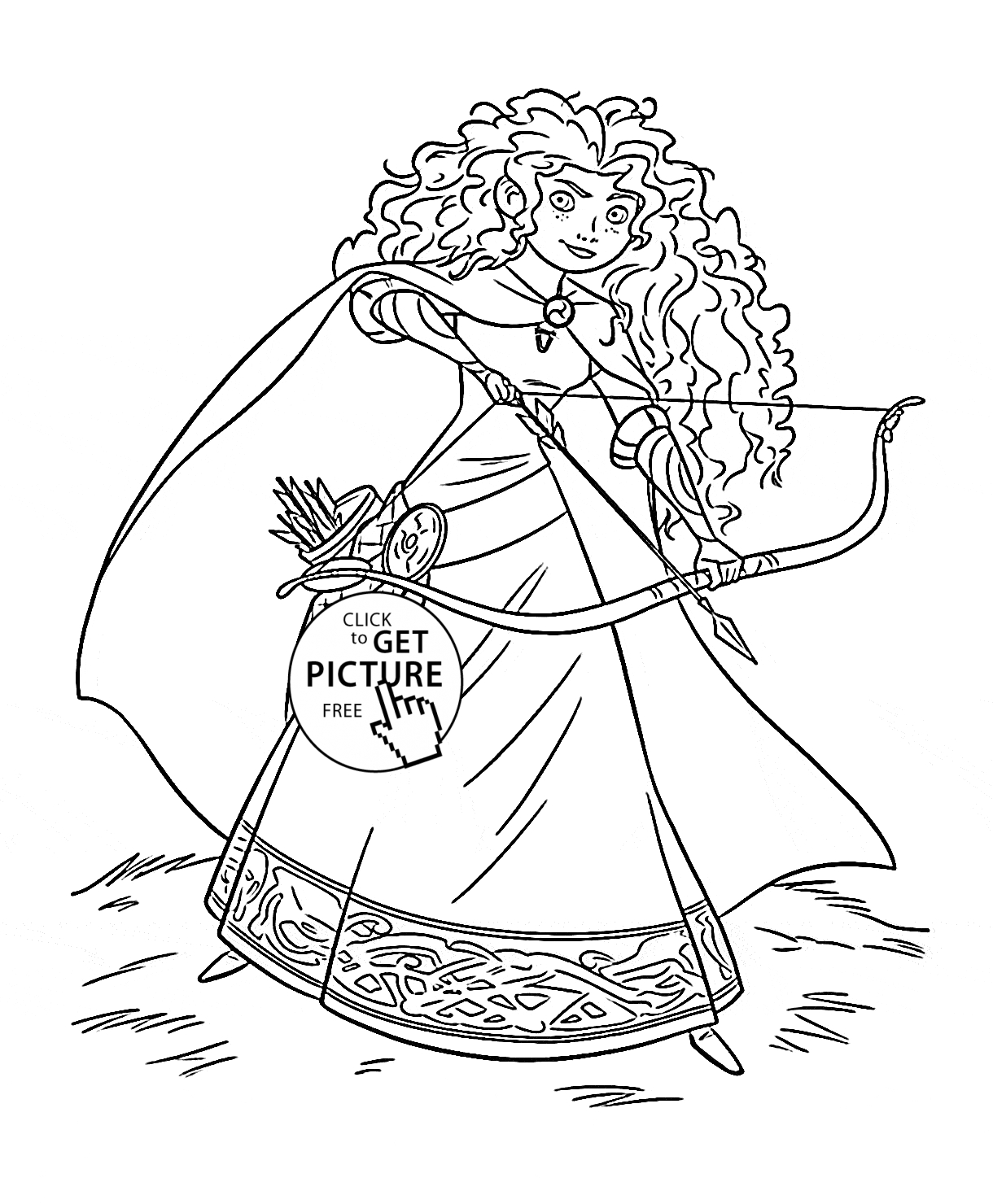 1220x1480 Disney Princess Coloring Pages Merida Free Free Coloring Sheets