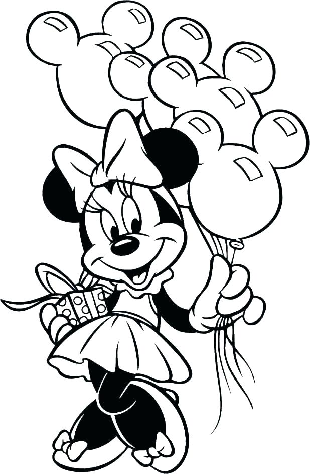 618x943 Mickey And Minnie Coloring Pages