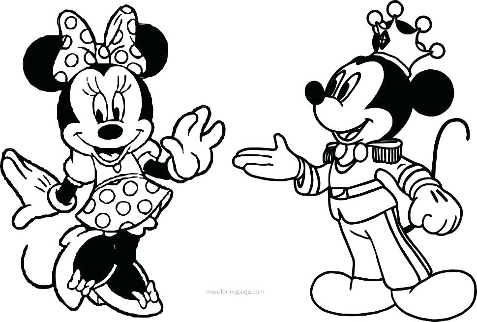 970x655 Best Mouse Coloring Pages Mickey And Minnie Colouring Sheets Color