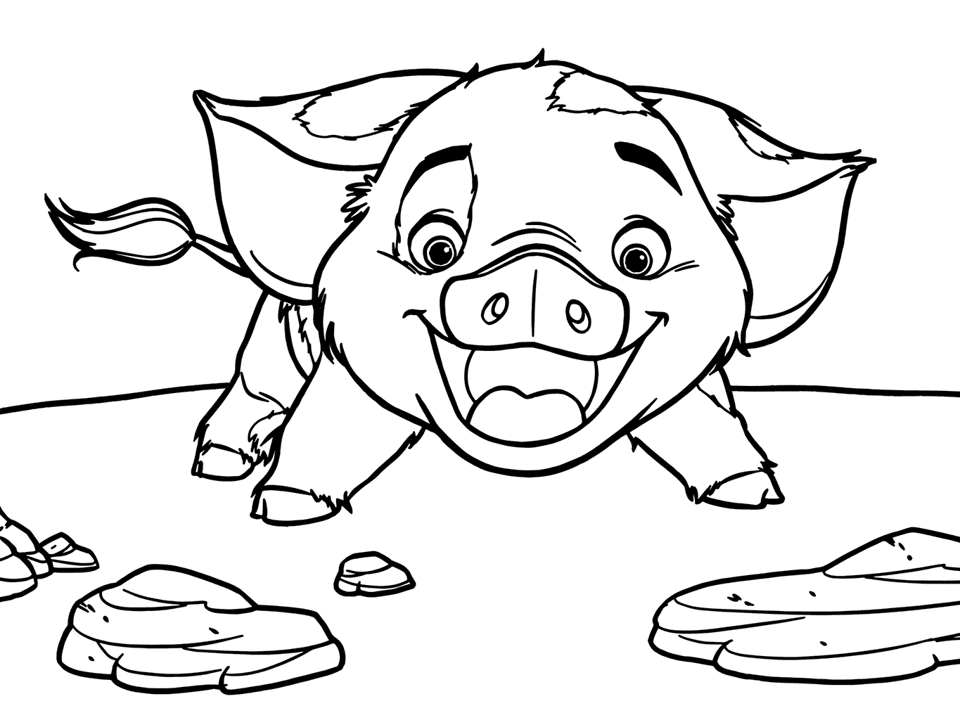 Disney's Moana Coloring Pages 1365x1024 Disney's Moana Coloring Pages