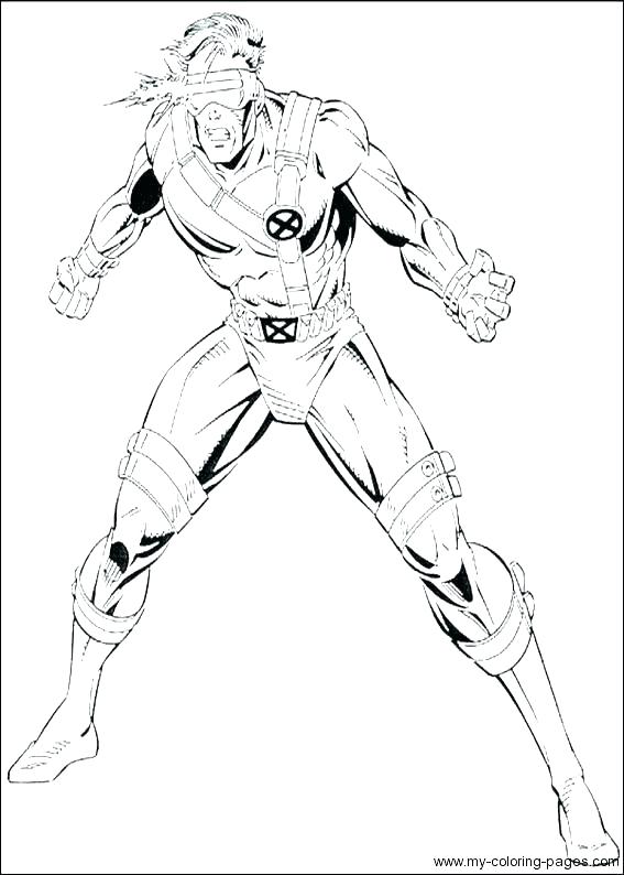 X Men Coloring Page X Men Cyclops Coloring Es This Is Pictures E 567x794 X Men Coloring Page X Men Cyclops Coloring Es This Is Pictures E