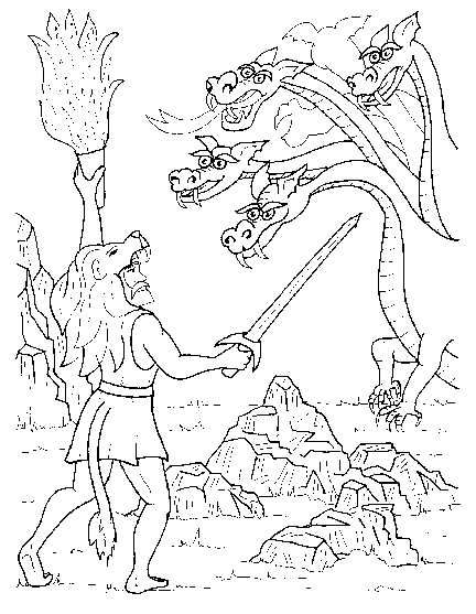 Greek Mythology Hercules Coloring Pages 432x557 Greek Mythology Hercules Coloring Pages