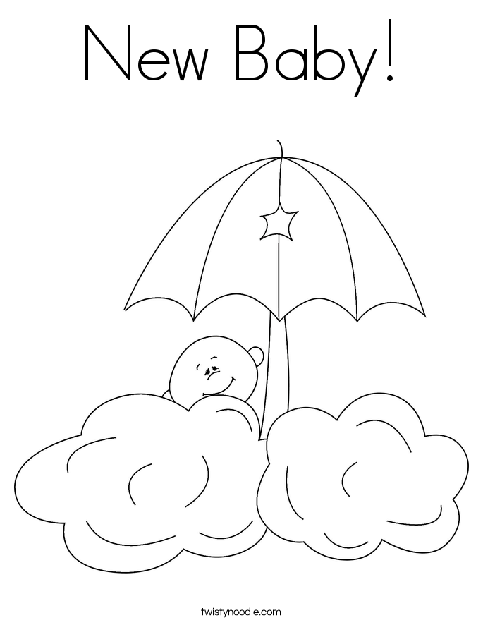 New Baby Coloring Pages 685x886 New Baby Coloring Pages