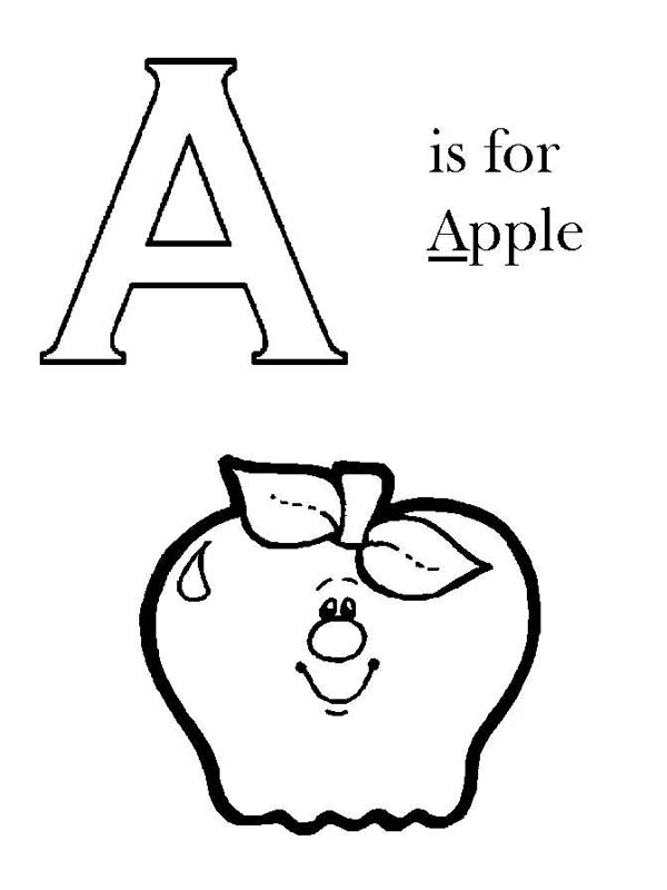 Letter A Coloring Pages 600x800 Letter A Coloring Pages