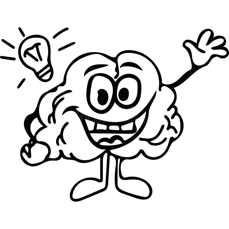 800x800 Brain Coloring Page Brain Coloring Page Nervous System The Brain