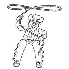 230x230 Top 25 Free Printabe Cowboy Coloring Pages Online