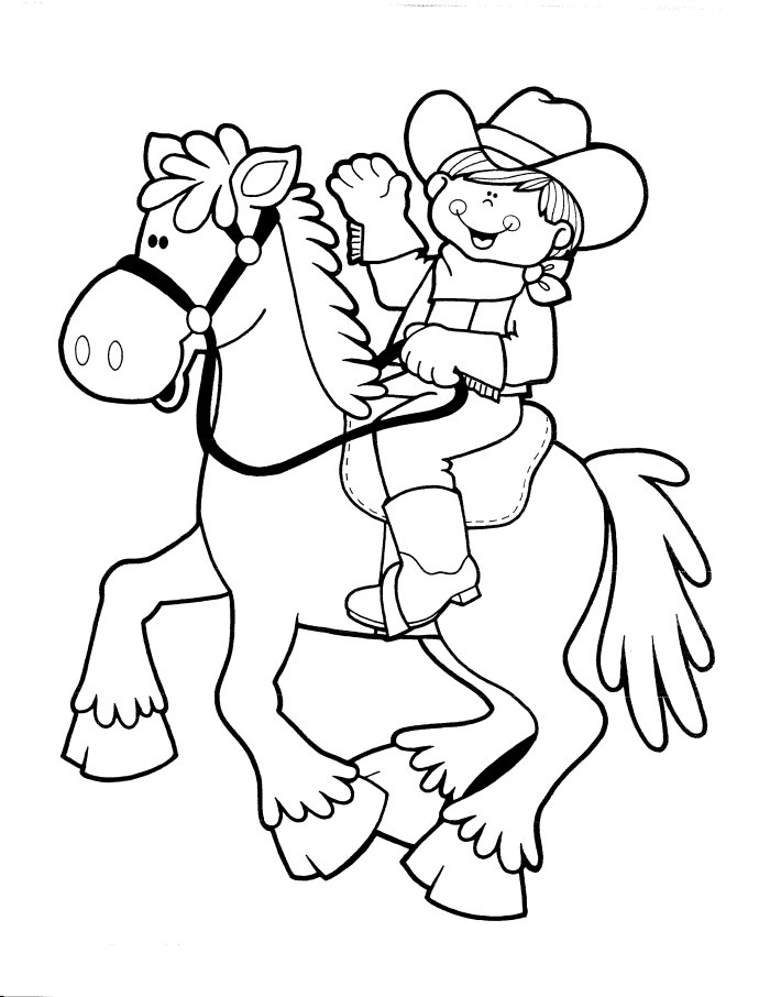 700x906 Cowboy And Cowgirl Coloring Pages Cowboy Coloring Pages