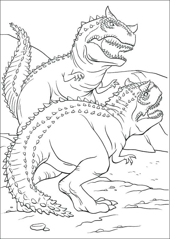 Dinosaur Coloring Pages Dinosaur Fighting Coloring Page For Kids 567x794 Dinosaur Coloring Pages Dinosaur Fighting Coloring Page For Kids