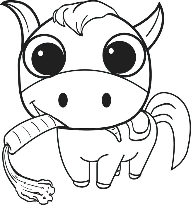 652x700 Horses Coloring Pages Printable Coloring Page Of A Cartoon Horse