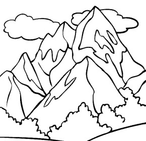 Mountains Mount Rainier Coloring Page, Mountain Sunshine 290x280 Mountains Mount Rainier Coloring Page, Mountain Sunshine