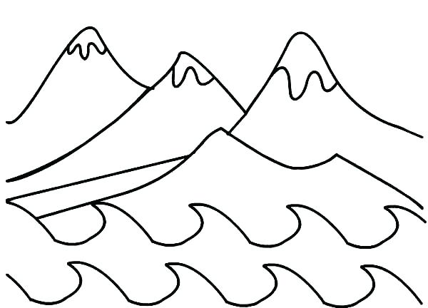 Mountains Coloring Page Coloring Pages Of Mountains Mountain 600x432 Mountains Coloring Page Coloring Pages Of Mountains Mountain